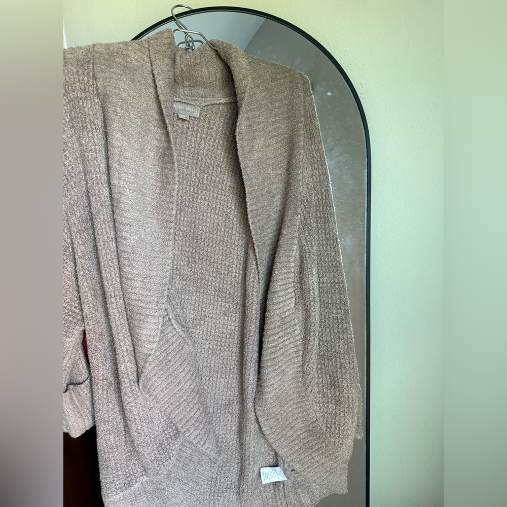 Barefoot Dreams Cozychic Lite knit cardigan L/XL
